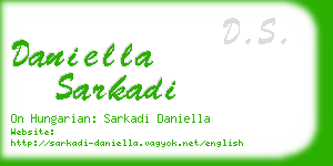 daniella sarkadi business card